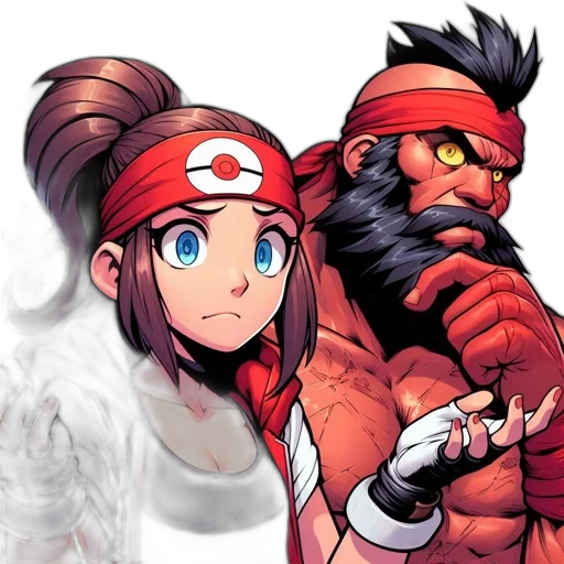 comic book art, concept art, anime, pixel art transparent PNG cut-out