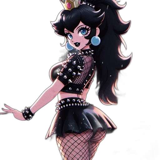 staff, crown, dress, cartoon transparent PNG cut-out