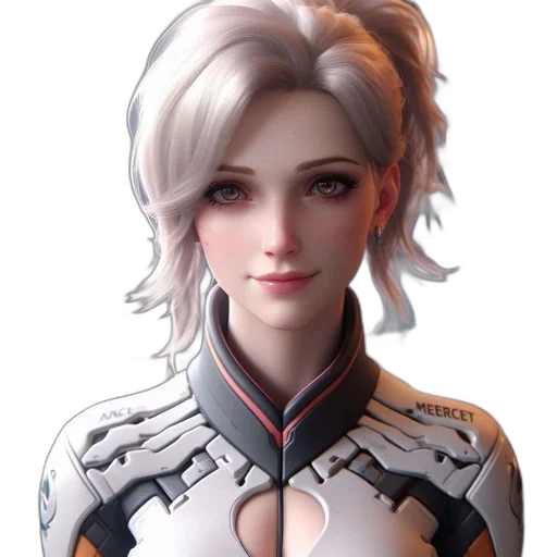robot, face, jacket, staff transparent PNG cut-out