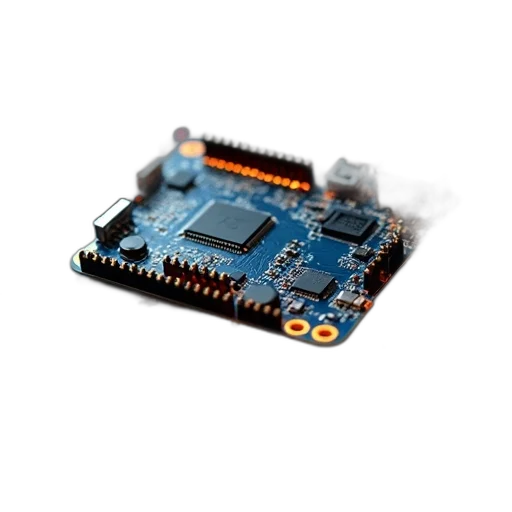 robot, 3d render, i2c, board transparent PNG cut-out