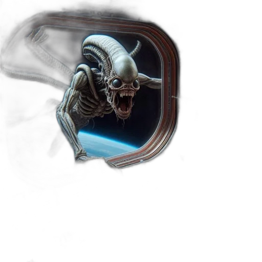 creature, mask, robot, dragon transparent PNG cut-out