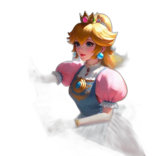 crown, staff, dress, weapon transparent PNG cut-out