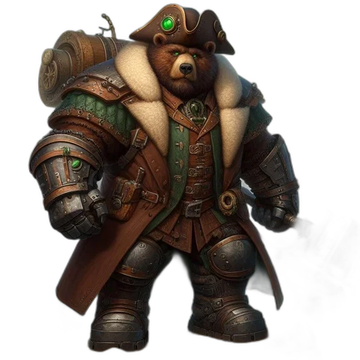 staff, animal, jacket, weapon transparent PNG cut-out