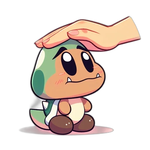 hat, staff, crown, creature transparent PNG cut-out