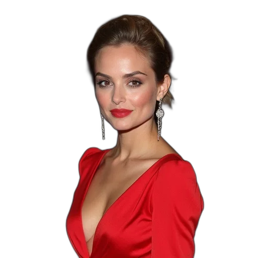 dress, jewelry, face, staff transparent PNG cut-out