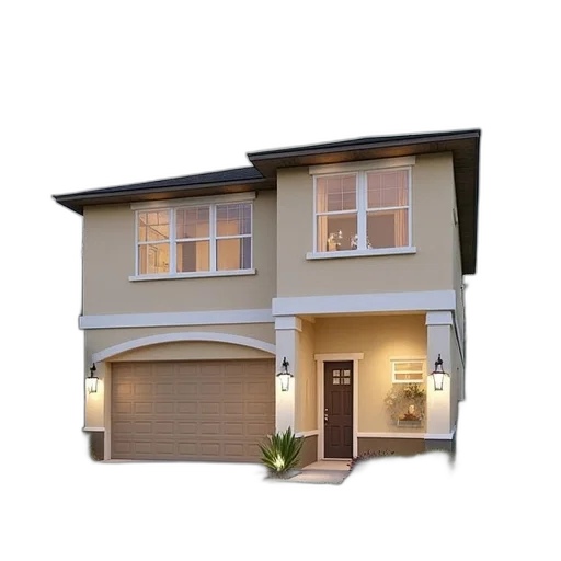 building, 3d render, photorealistic, earth tones transparent PNG cut-out