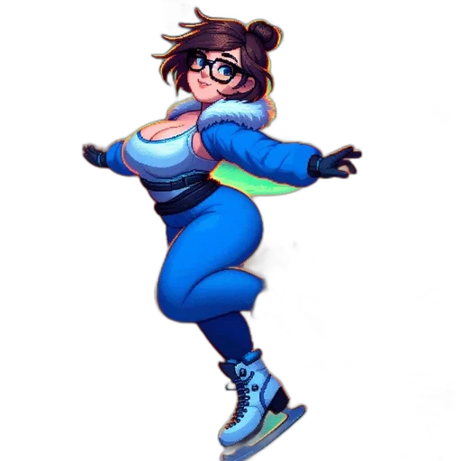 jacket, staff, dress, concept art transparent PNG cut-out