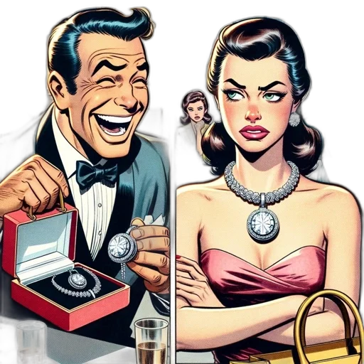 jewelry, comic book art, cartoon, concept art transparent PNG cut-out