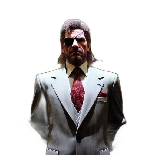 jacket, face, staff, concept art transparent PNG cut-out