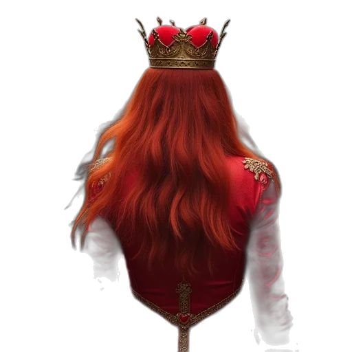 crown, dress, hair, jacket transparent PNG cut-out