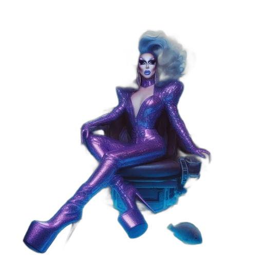 hair, dress, creature, shoes transparent PNG cut-out