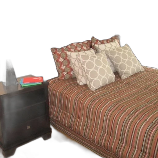 furniture, 3d render, earth tones, cozy transparent PNG cut-out