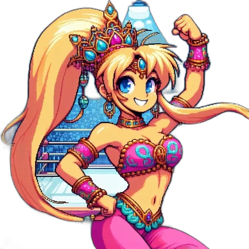 staff, crown, pixel art, concept art transparent PNG cut-out