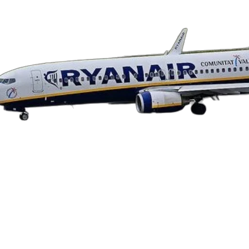 3d render, photorealistic, concept art, ryanair transparent PNG cut-out