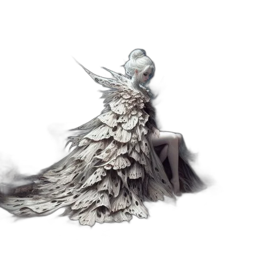dress, dragon, creature, robot transparent PNG cut-out