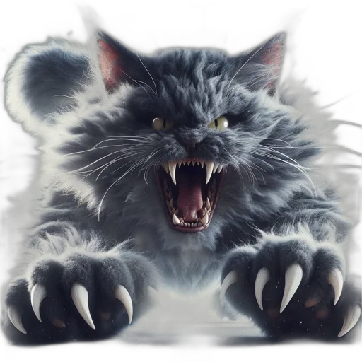 creature, animal, photorealistic, fantasy art transparent PNG cut-out