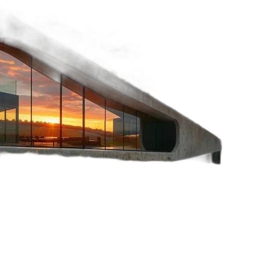 building, 3d render, concept art, photorealistic transparent PNG cut-out