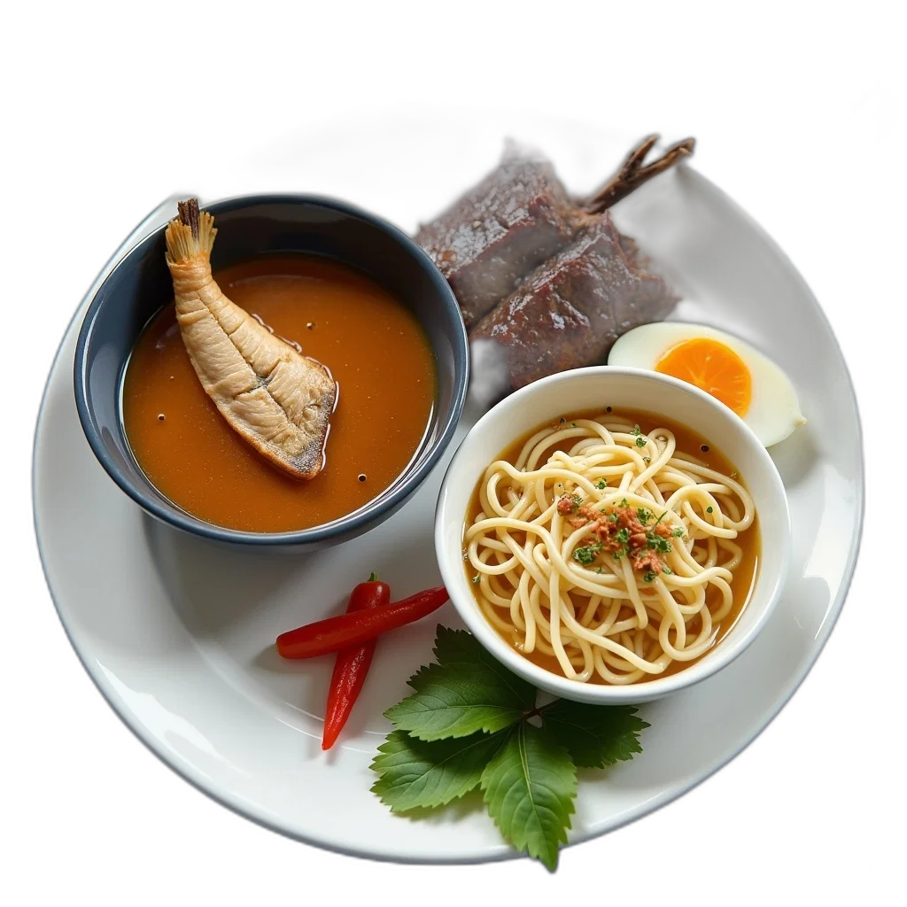 food, photorealistic, 3d render, plate transparent PNG cut-out