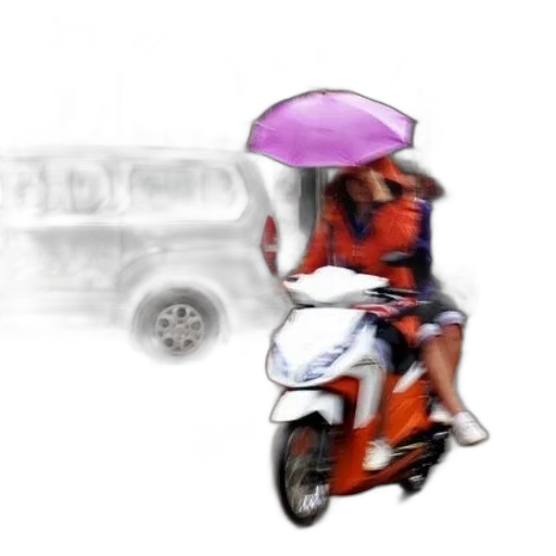 car, umbrella, robot, hat transparent PNG cut-out