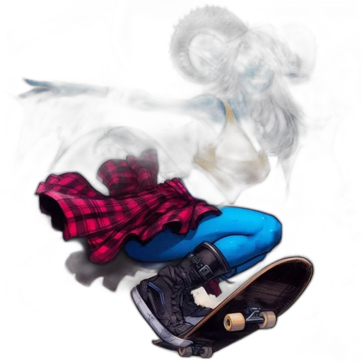 shoes, mask, jacket, concept art transparent PNG cut-out