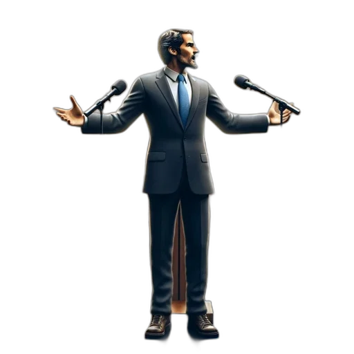 staff, jacket, concept art, 3d render transparent PNG cut-out