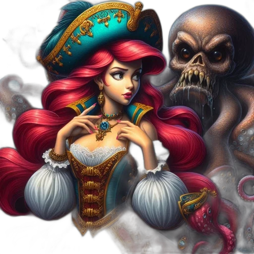 fantasy art, concept art, pixel art, comic book art transparent PNG cut-out
