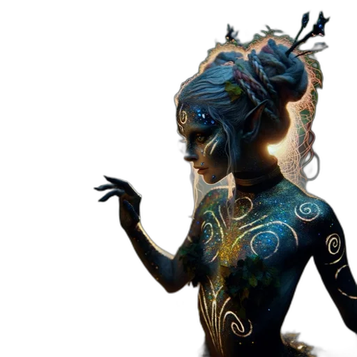 creature, mask, jewelry, concept art transparent PNG cut-out