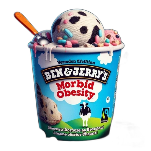 food, whimsical, rendition, ben transparent PNG cut-out