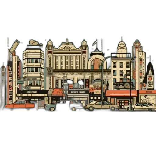 building, concept art, 3d render, pixel art transparent PNG cut-out