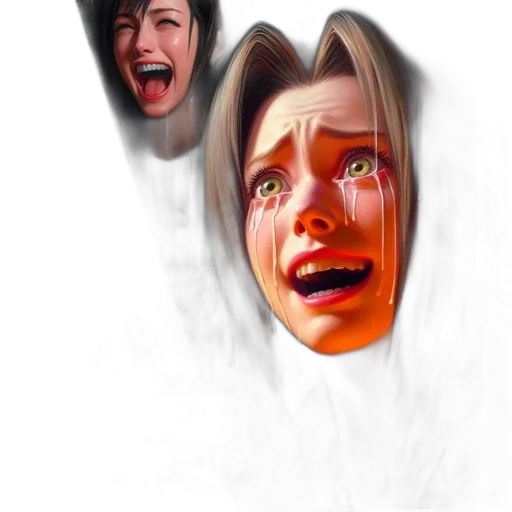 face, mask, creature, concept art transparent PNG cut-out