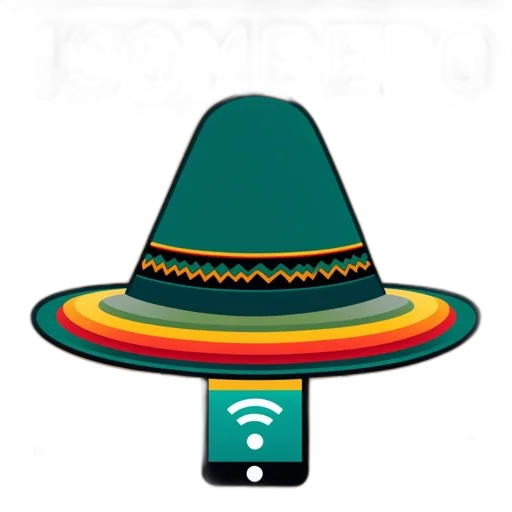 hat, staff, robot, illustration transparent PNG cut-out