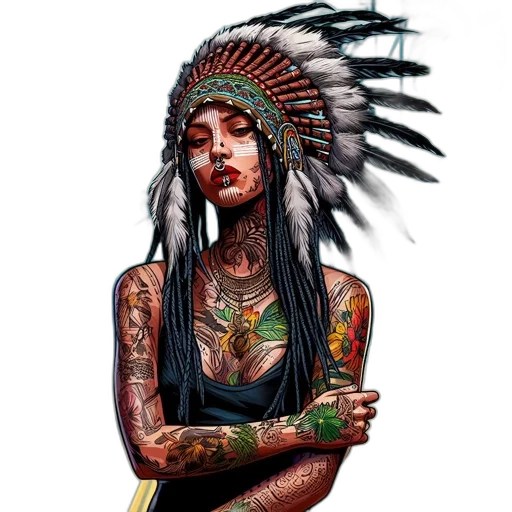 jewelry, face, staff, hat transparent PNG cut-out