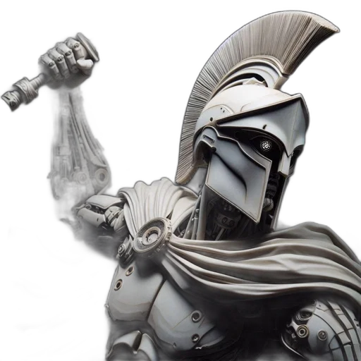 sword, robot, staff, weapon transparent PNG cut-out