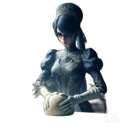 crown, dress, mask, staff transparent PNG cut-out
