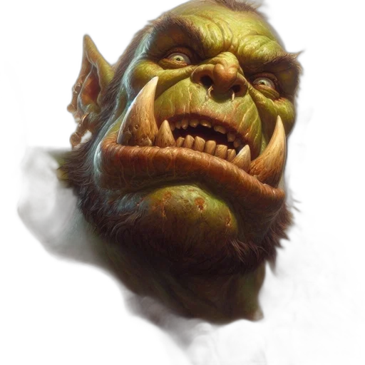 face, creature, staff, mask transparent PNG cut-out