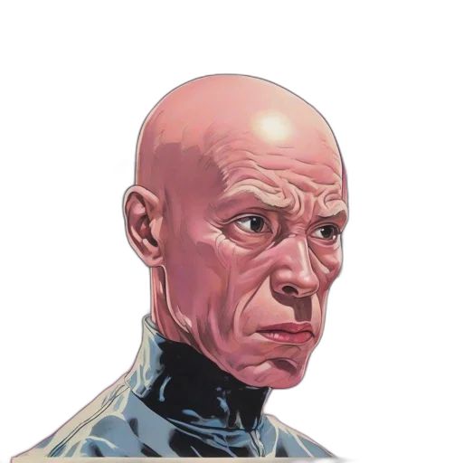 face, robot, mask, comic book art transparent PNG cut-out