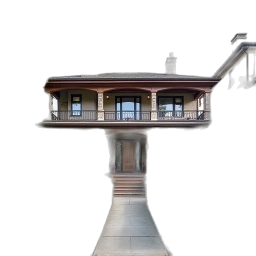 building, furniture, umbrella, staff transparent PNG cut-out