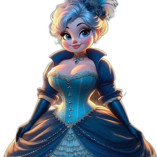 dress, crown, fantasy art, concept art transparent PNG cut-out