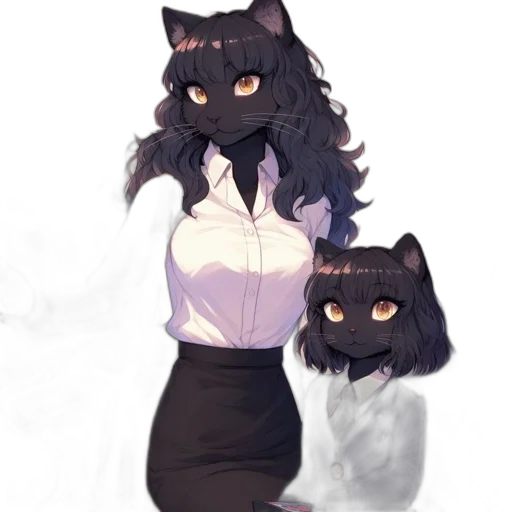 dress, staff, creature, animal transparent PNG cut-out