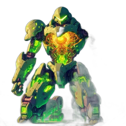 robot, weapon, concept art, fantasy art transparent PNG cut-out
