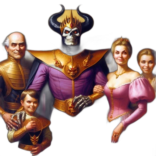 mask, crown, staff, robot transparent PNG cut-out