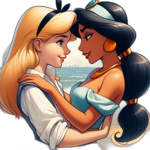 comic book art, concept art, cartoon, fantasy art transparent PNG cut-out