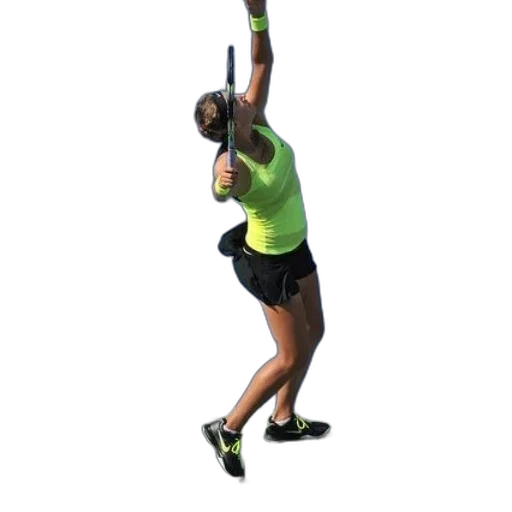 staff, female, tennis, player transparent PNG cut-out