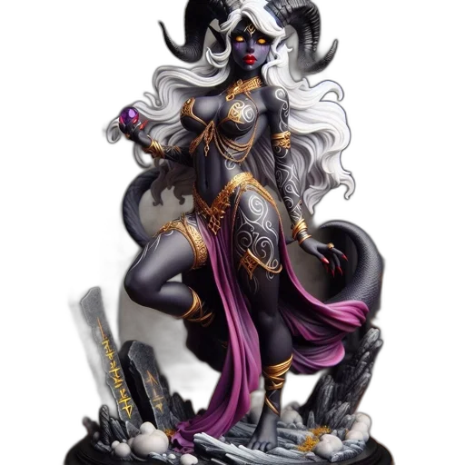 concept art, fantasy art, 3d render, dark transparent PNG cut-out