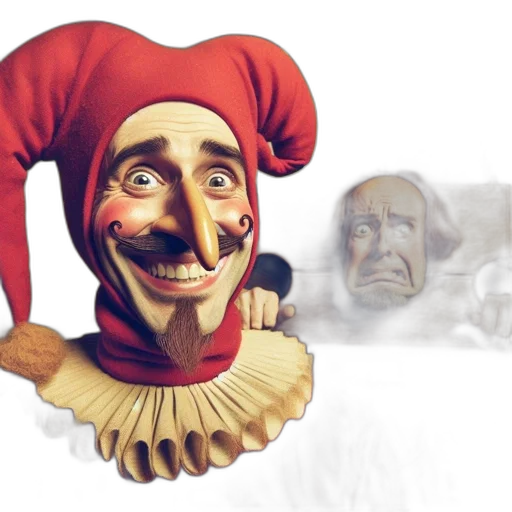 mask, face, crown, staff transparent PNG cut-out