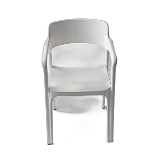 furniture, 3d render, set, aluminium transparent PNG cut-out