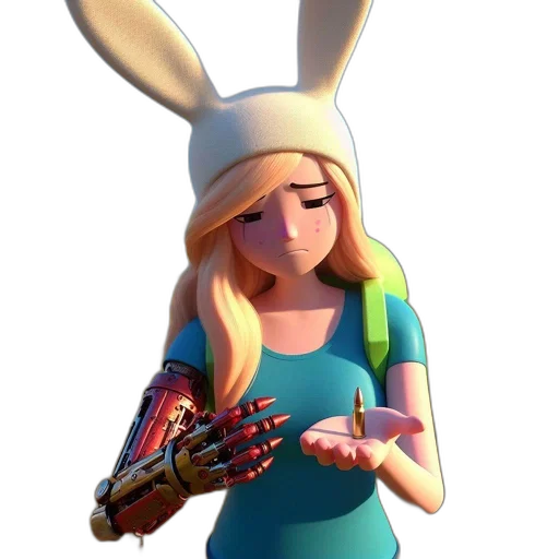 dress, weapon, staff, hat transparent PNG cut-out