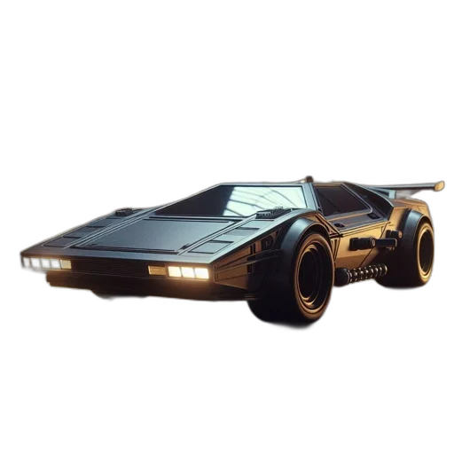 car, robot, weapon, concept art transparent PNG cut-out