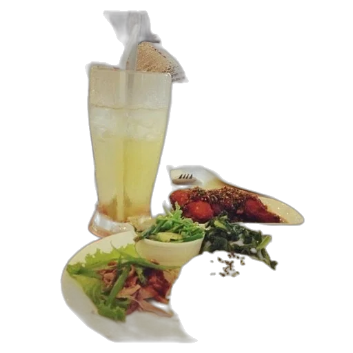 food, plate, rice, greens transparent PNG cut-out