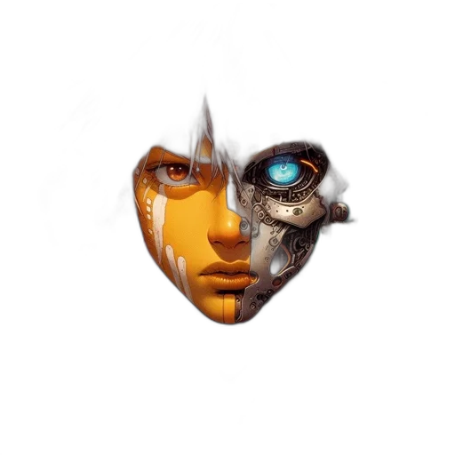 face, mask, robot, jewelry transparent PNG cut-out